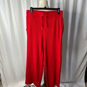 Ralph Lauren Red Wide-Leg Sweatpants – New with no tags. SIZE Medium